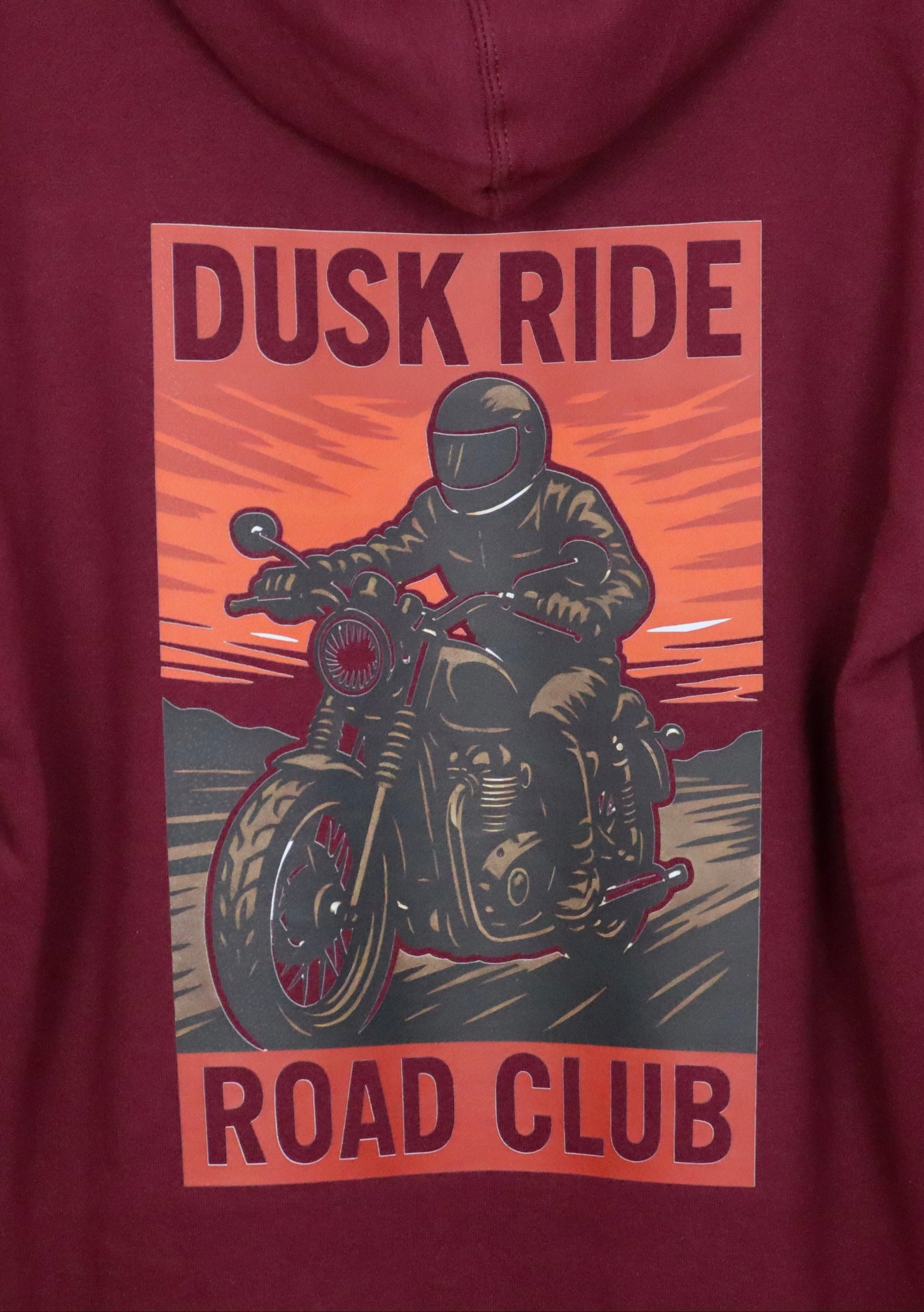 Dusk Ride Heavy Premium Hoodie "Sundown Rider"
