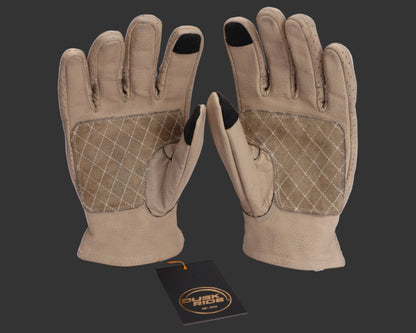 Dusk Ride Premium Custom Motorcycle Gloves incl. Wax!!