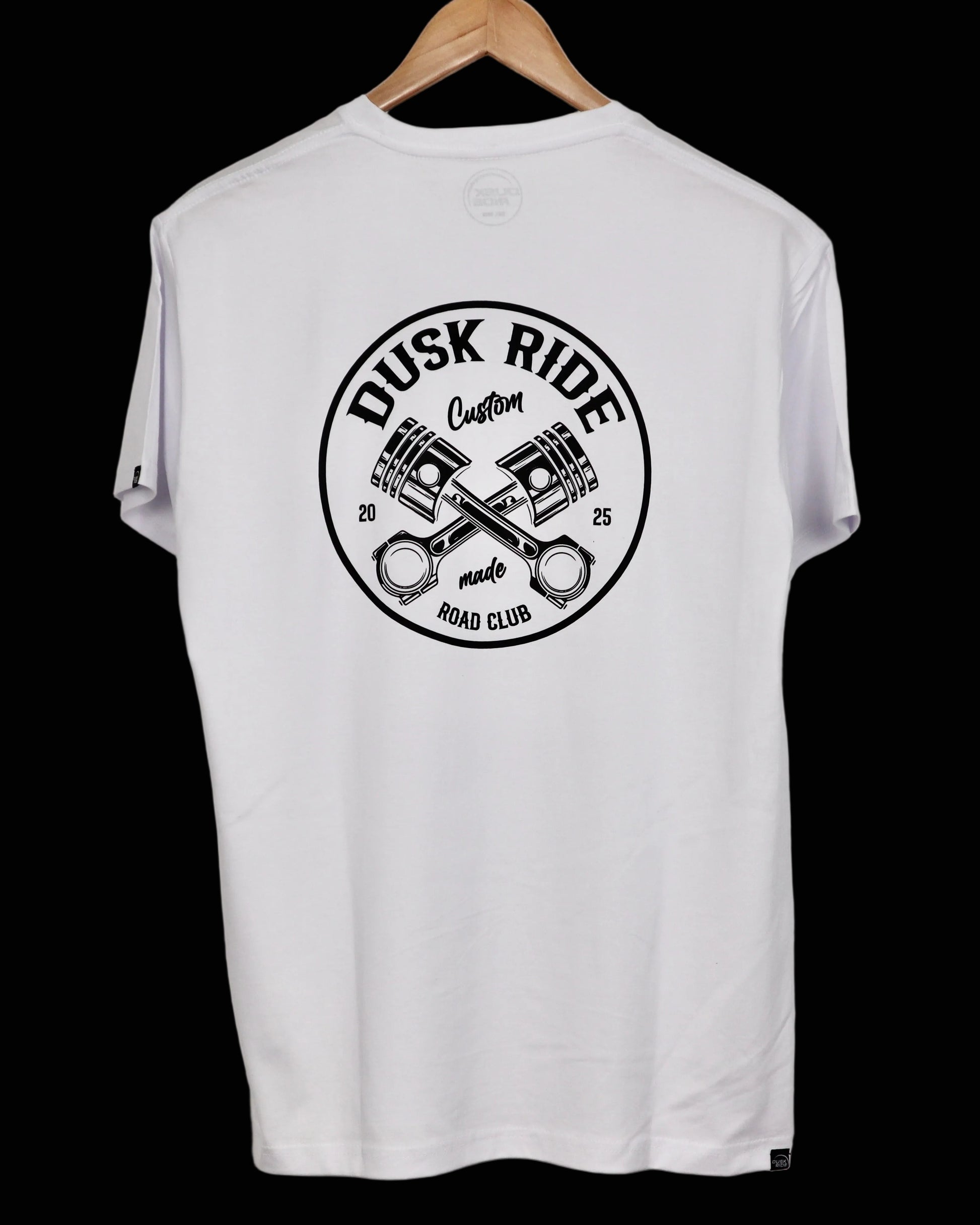 Dusk Ride Premium T-Shirt "Moto Pistons"