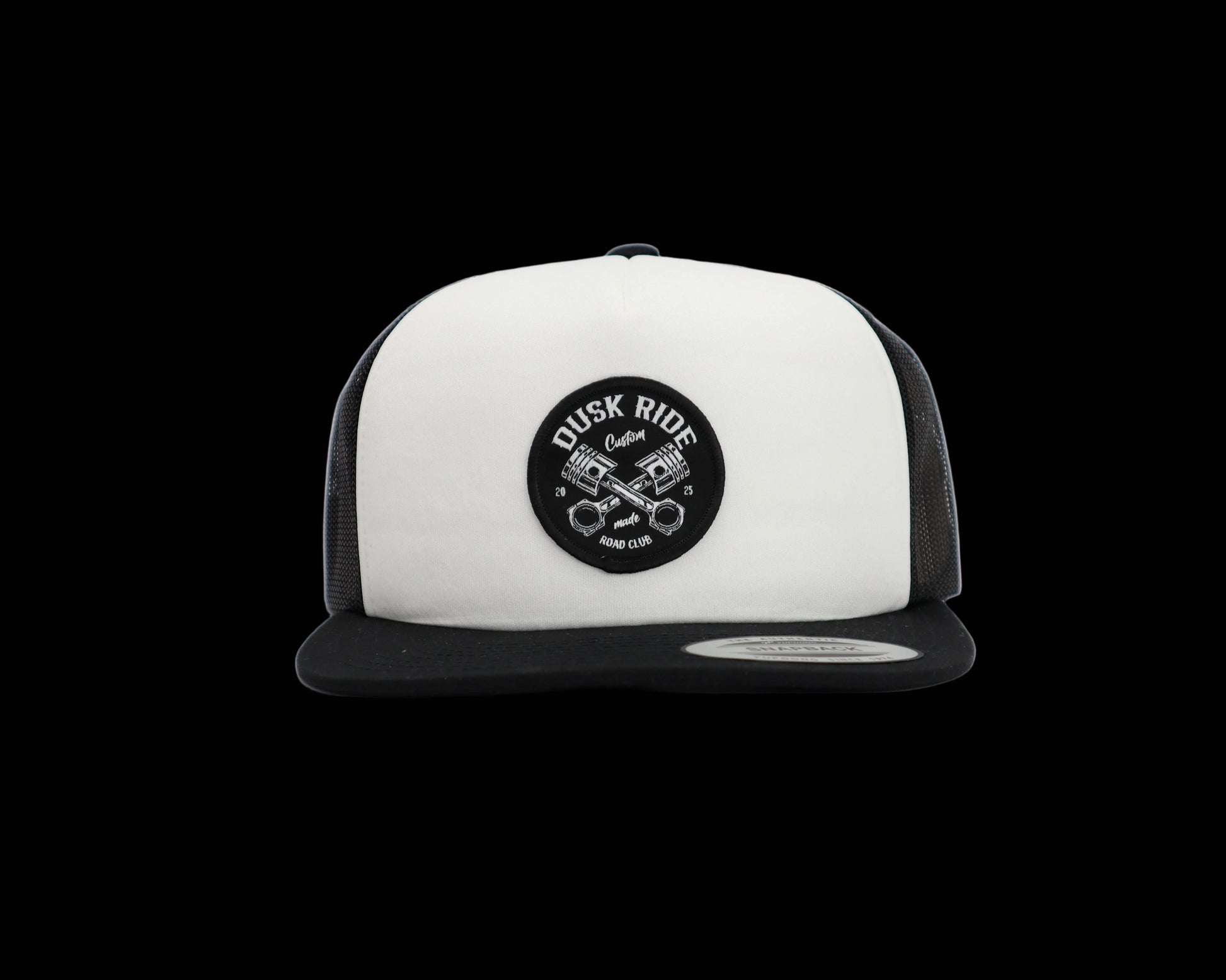 Dusk Ride Original Snap Back Trucker Cap "Pistons"