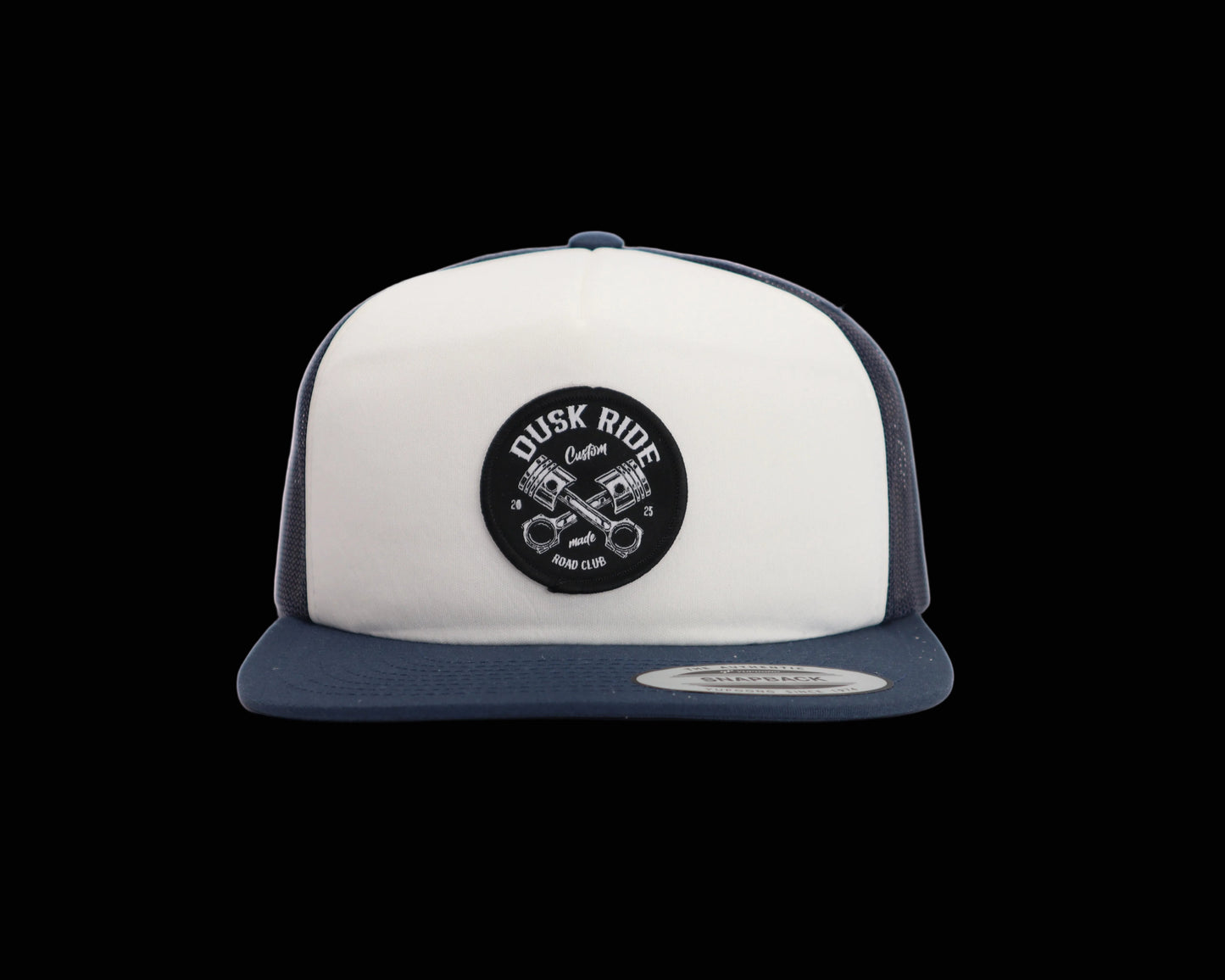 Dusk Ride Original Snap Back Trucker Cap "Pistons"
