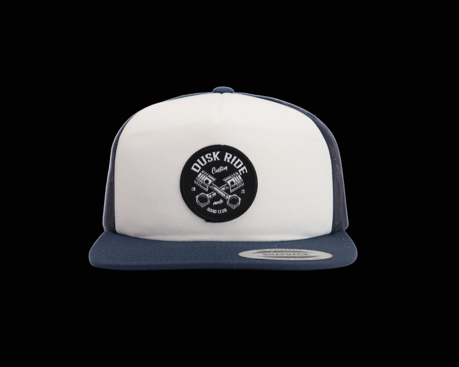 Dusk Ride Original Snap Back Trucker Cap "Pistons"