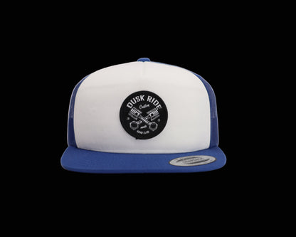 Dusk Ride Original Snap Back Trucker Cap "Pistons"