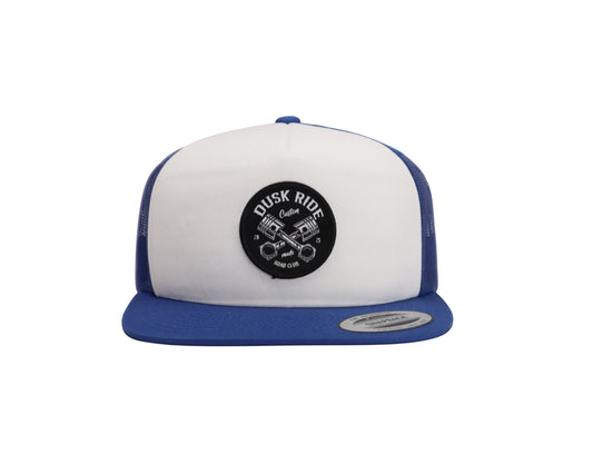 Dusk Ride Original Snap Back Trucker Cap "Pistons"