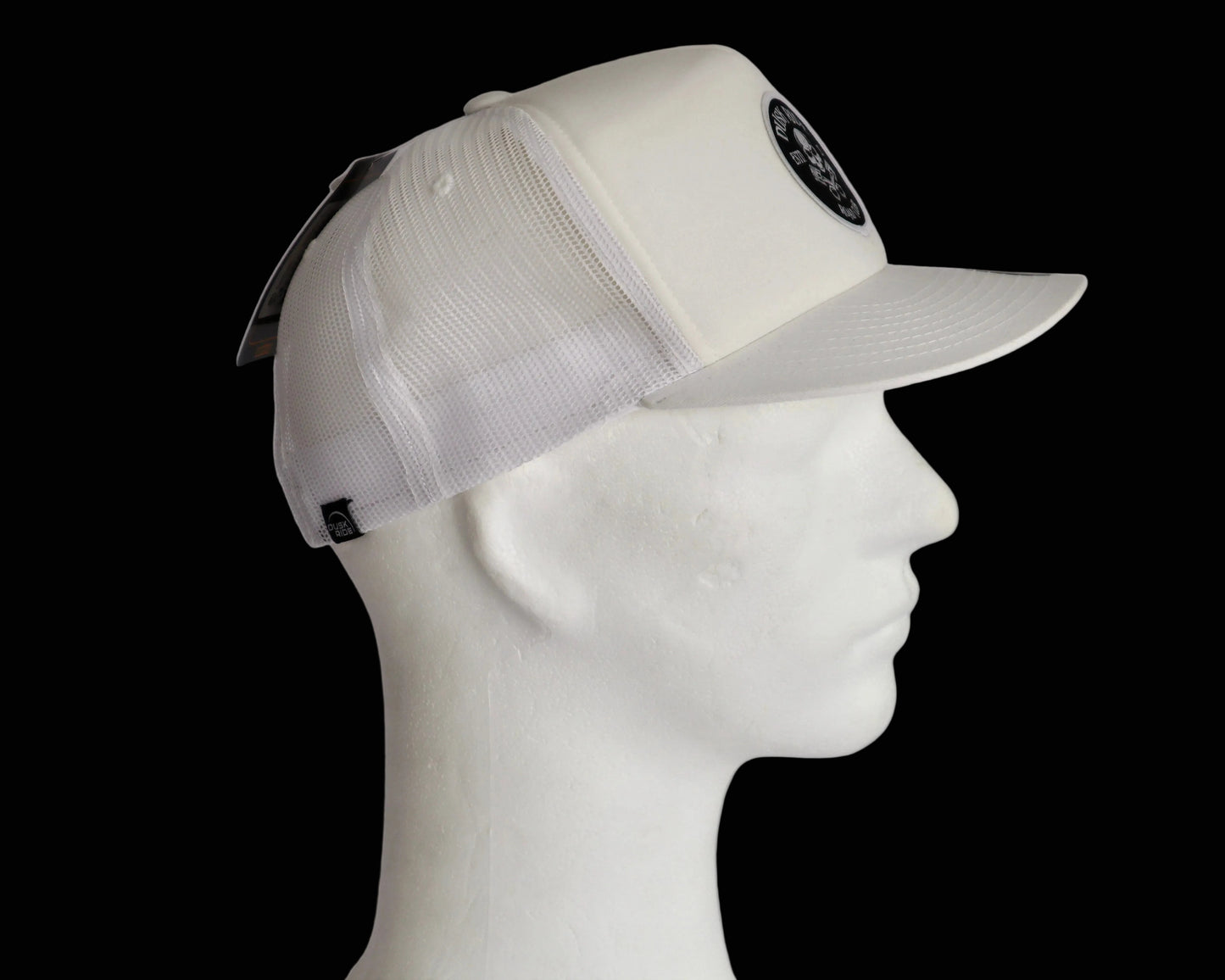 Dusk Ride Original Snap Back Trucker Cap "Skull Pistons"