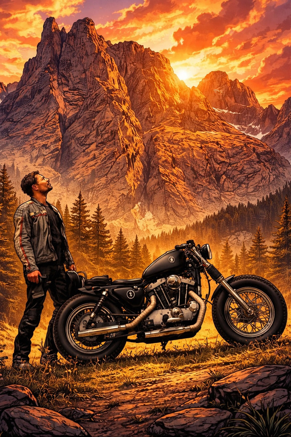 Duskride-Sunset